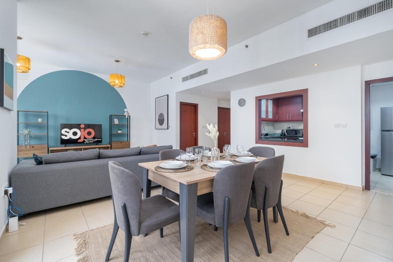 Jbr Beach Bliss One Three Bedroom Luxury Apartments By Sojo Stay Dubaj Zewnętrze zdjęcie