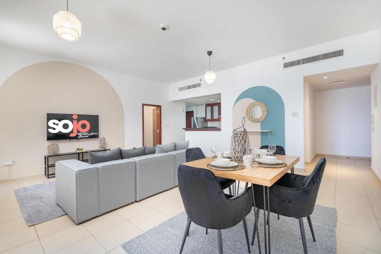 Jbr Beach Bliss One Three Bedroom Luxury Apartments By Sojo Stay Dubaj Zewnętrze zdjęcie