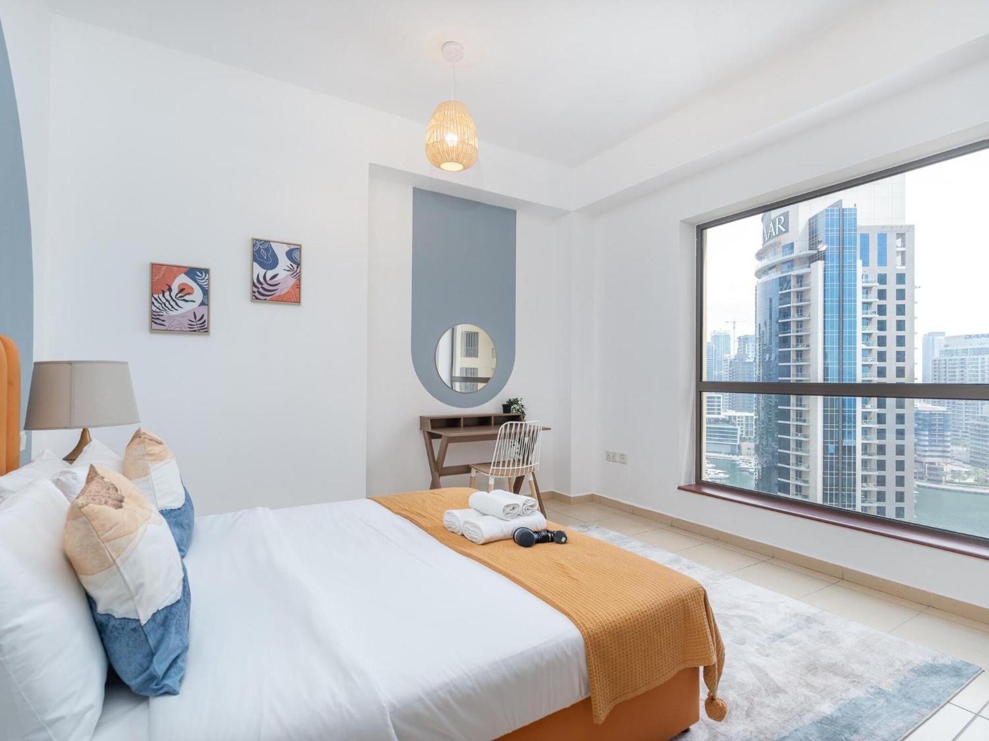 Jbr Beach Bliss One Three Bedroom Luxury Apartments By Sojo Stay Dubaj Zewnętrze zdjęcie