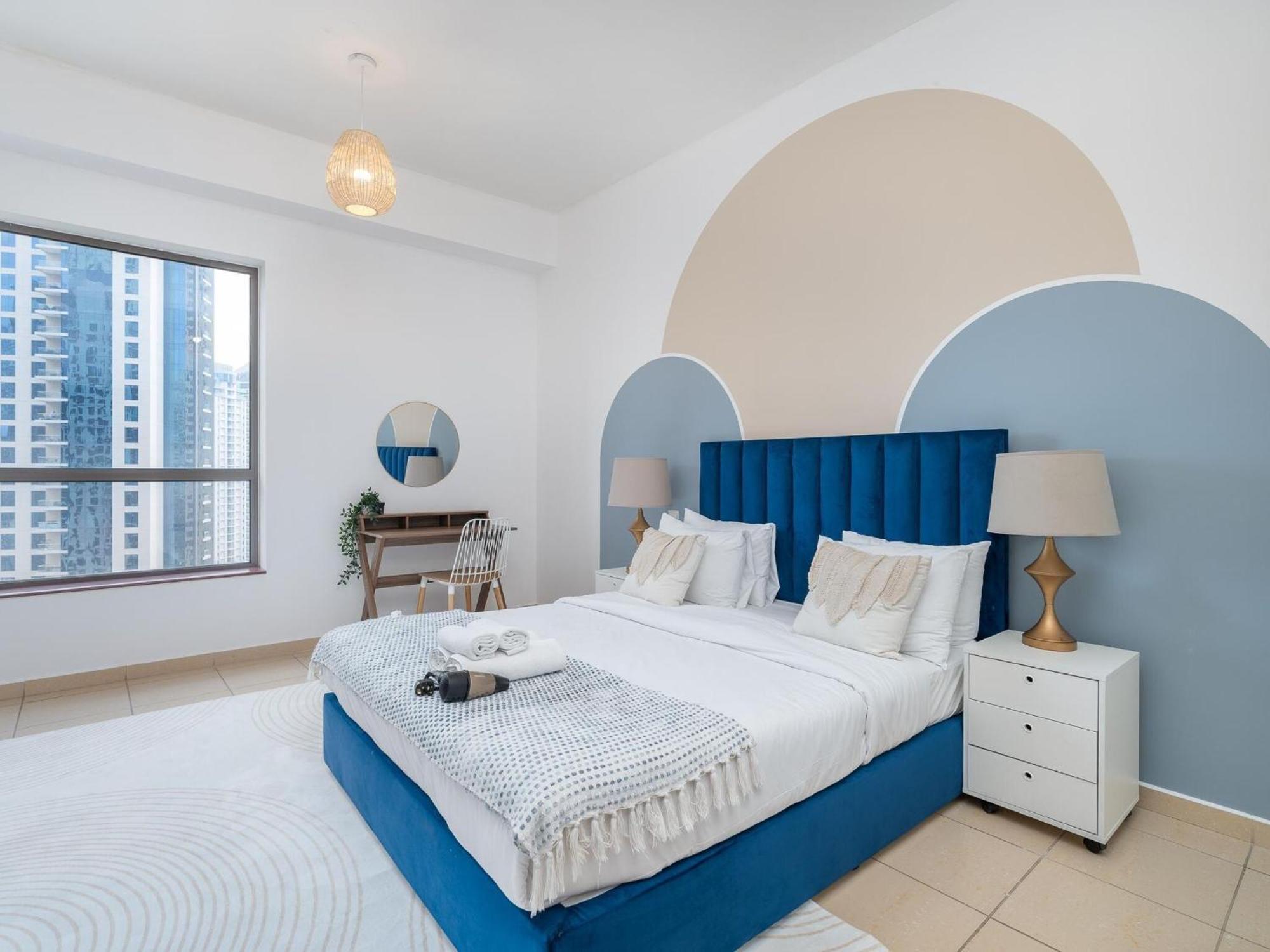Jbr Beach Bliss One Three Bedroom Luxury Apartments By Sojo Stay Dubaj Zewnętrze zdjęcie